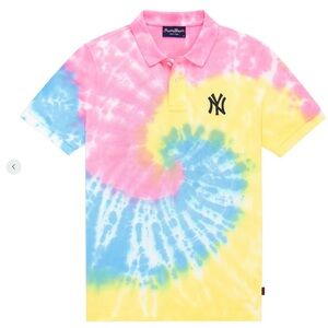 ROWING BLAZERS X '47 TIE-DYE YANKEES POLO SIZE M BNWT (SOLD OUT)